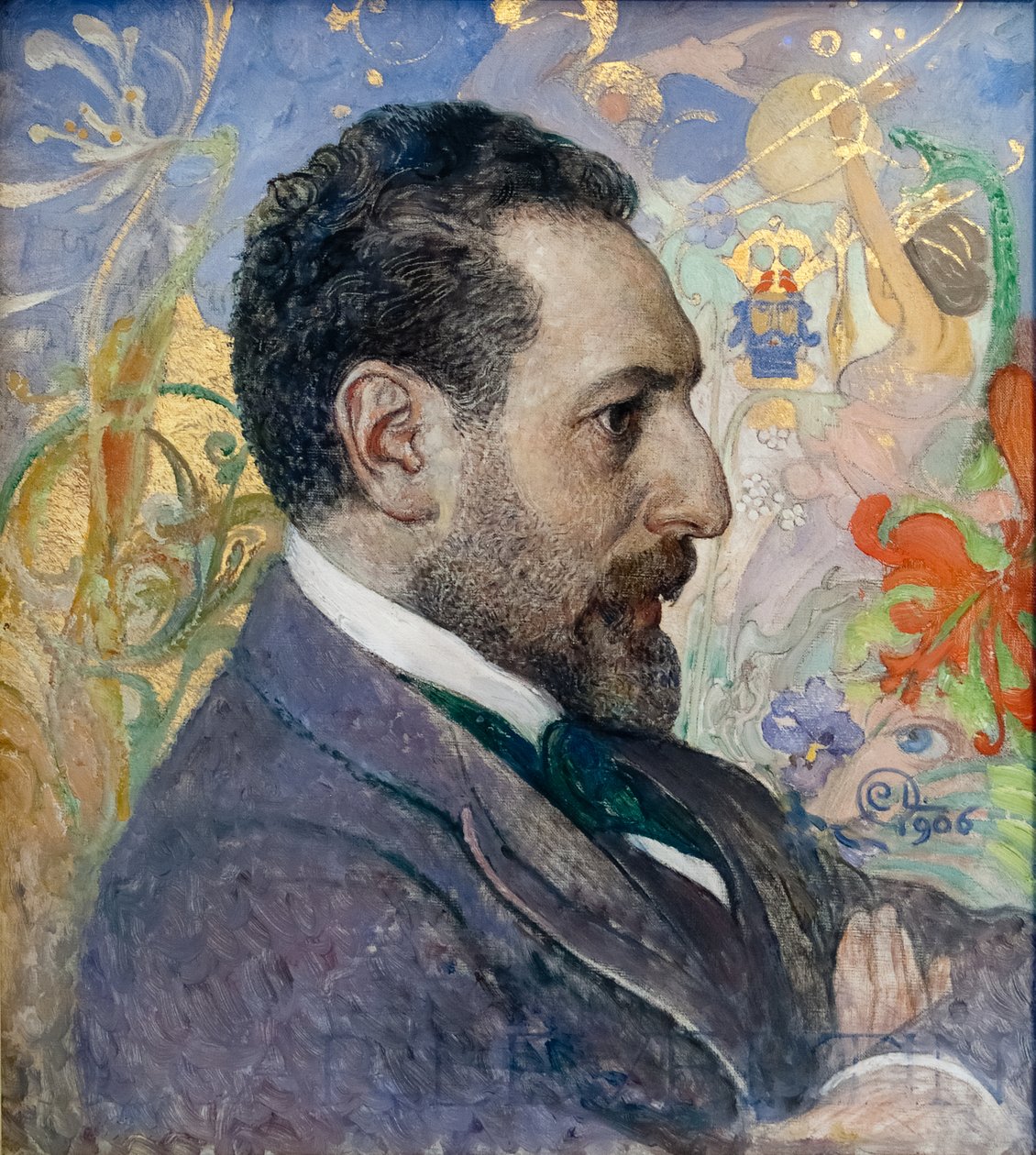 Oscar Levertinin muotokuva tekijältä Carl Larsson