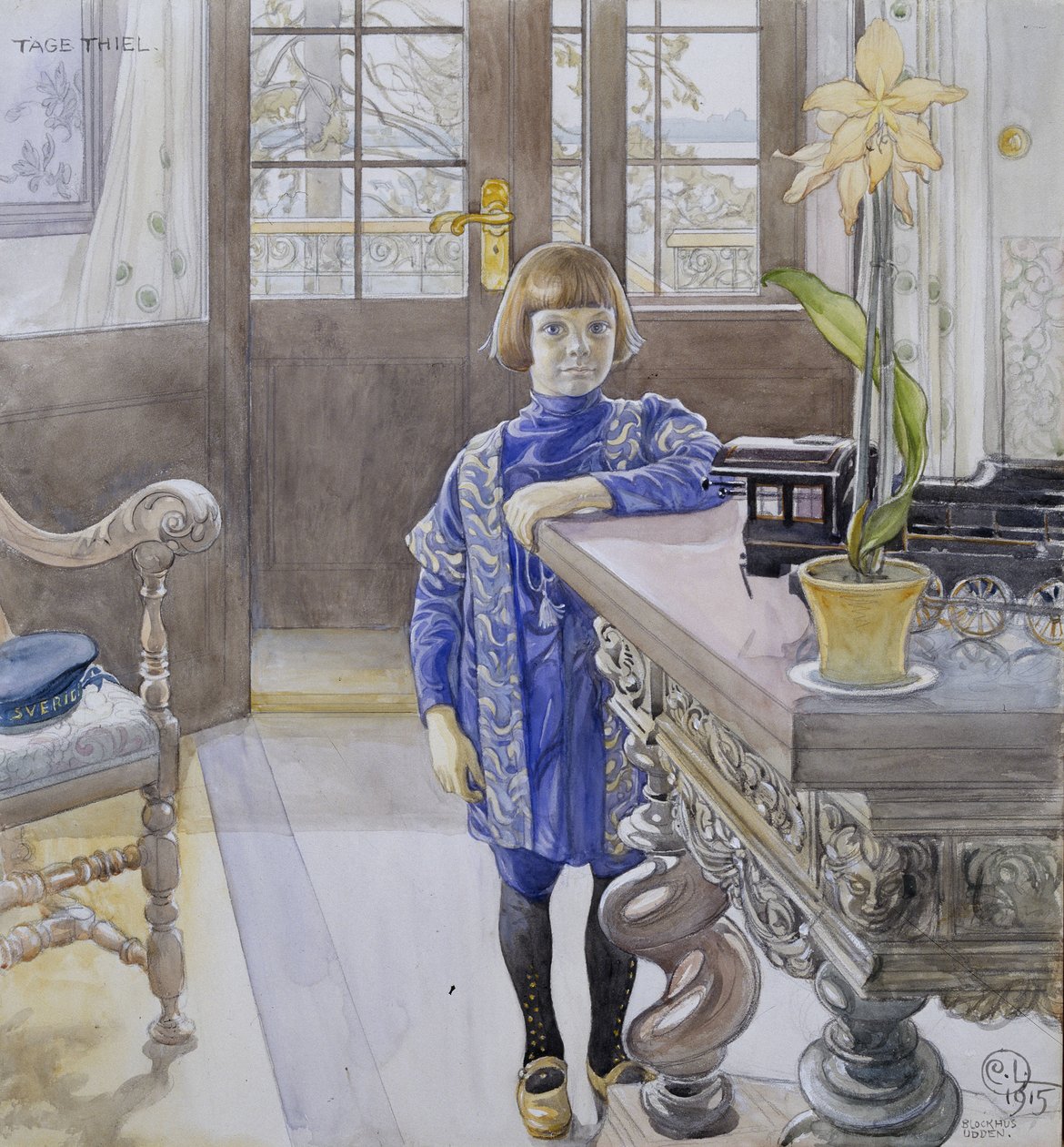 Tage Thielin muotokuva tekijältä Carl Larsson