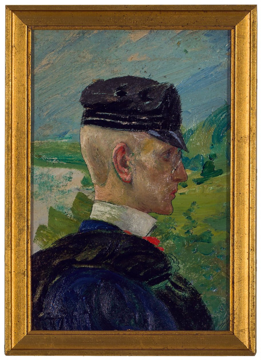 Pojan muotokuva. Luonnos teokseen ”Aamurukoukset” tekijältä Carl Larsson