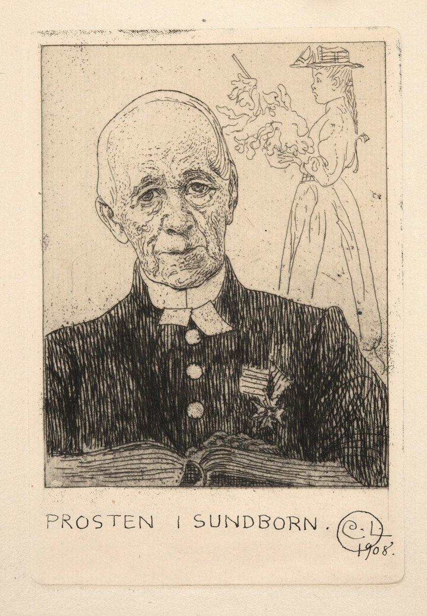 Kirkkoherra (Petterson) Sundbornissa tekijältä Carl Larsson