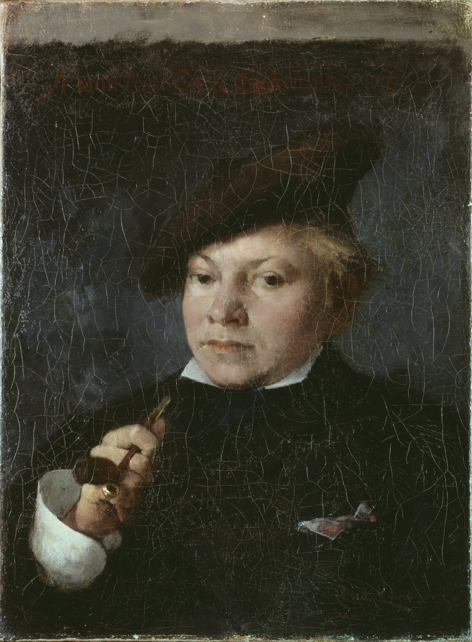 Taiteilija Carl Skanberg, 1878 tekijältä Carl Larsson