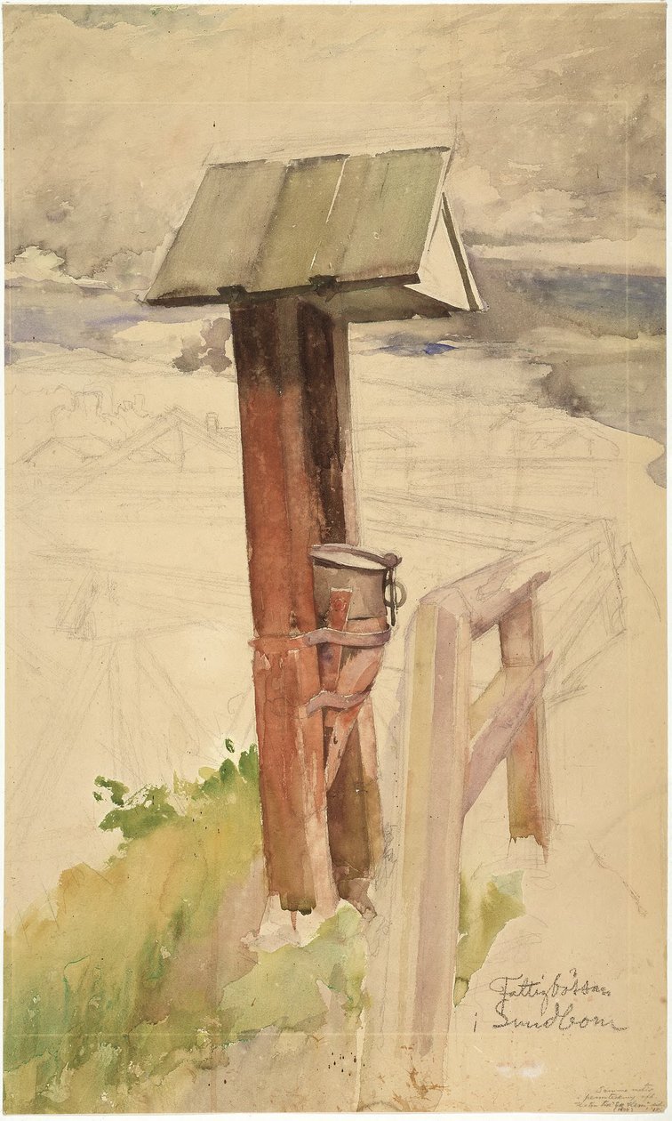 Sundbornin köyhälaatikko tekijältä Carl Larsson