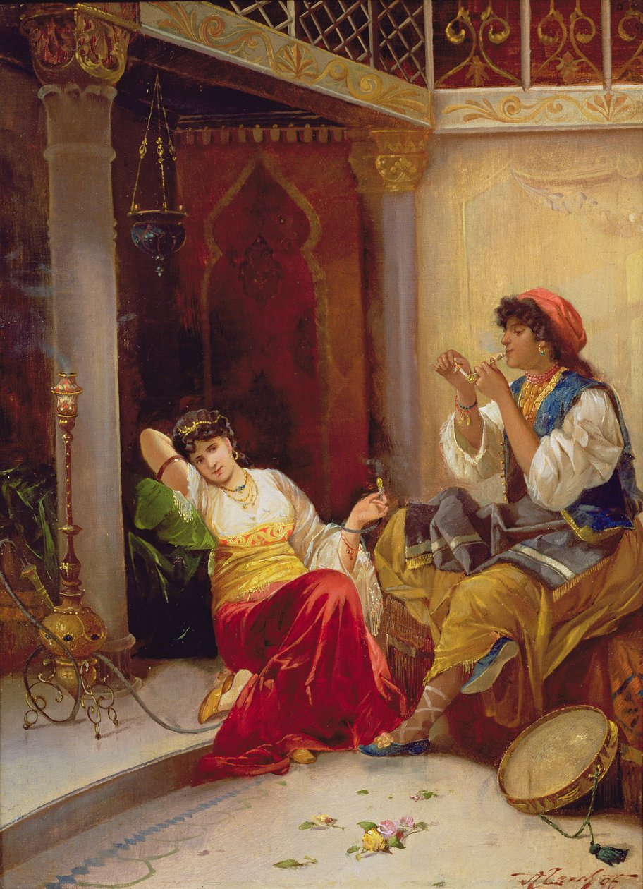 Harem Beauties, 1896 tekijältä Carl Libert August Lentz