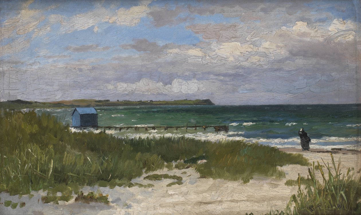 Rannikkomaisema. Hornbæk tekijältä Carl Locher