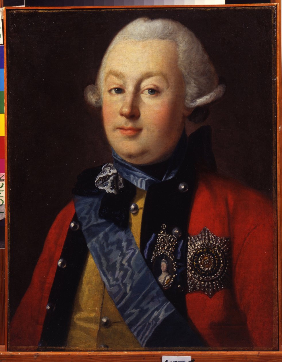 ""Keisarinna Katariina II:n suosikin poliittisen ja sotilaallisen Grigori (Gregory tai Grigori) Orlovin (1734-1783) muotokuva"" Carl Ludwig Johann Christineckin (1732/3-1792/4) maalaus tekijältä Carl Ludwig Christinek