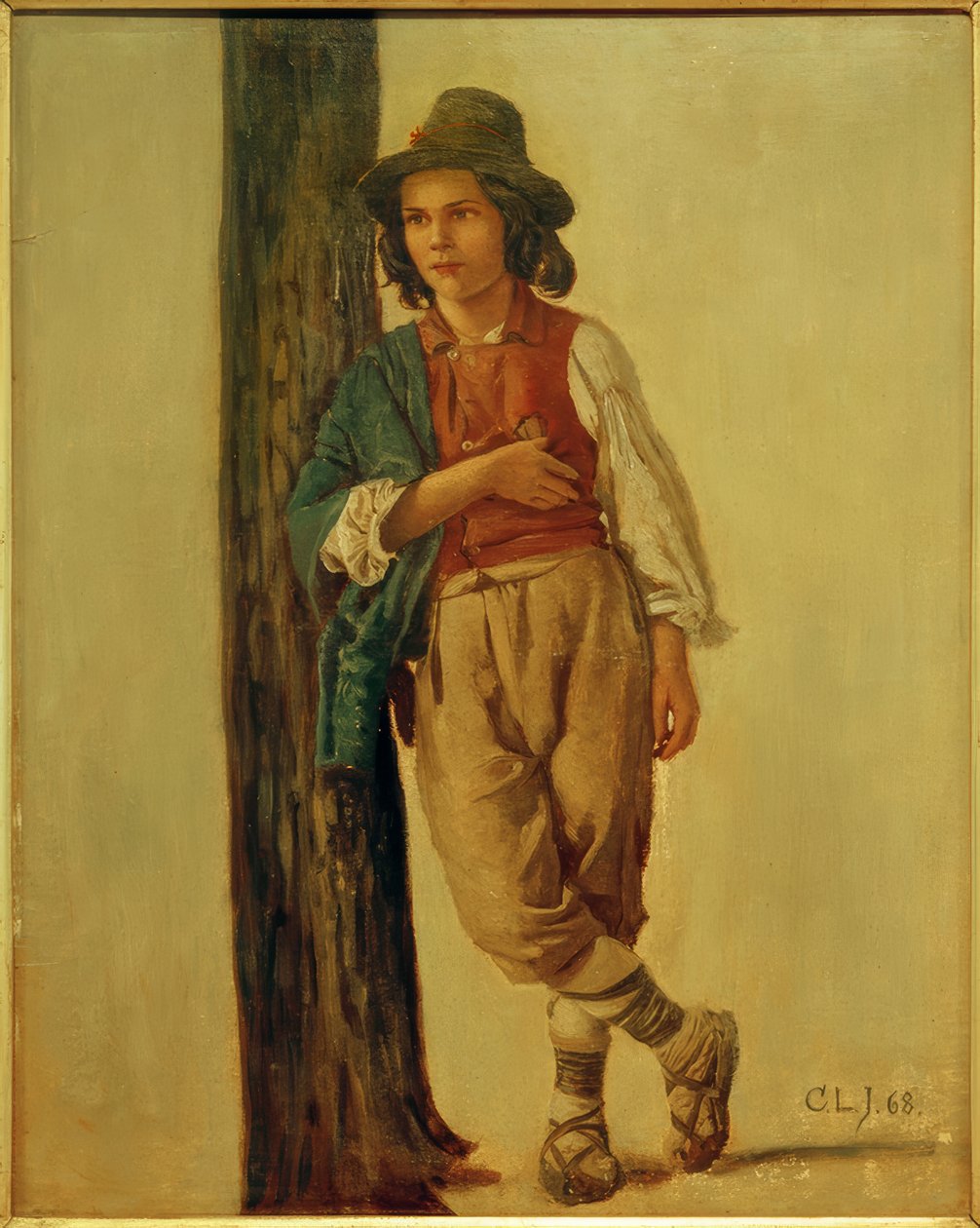 C.L.Jessen, italialainen paimenpoika tekijältä Carl Ludwig Jessen