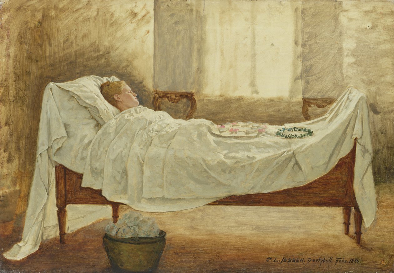 Kuolinsänky tekijältä Carl Ludwig Jessen