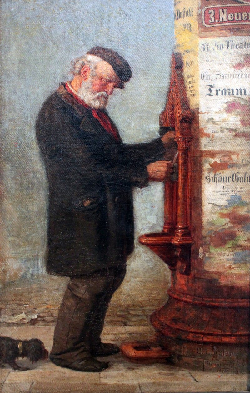 Mies suihkulähteellä tekijältä Carl Ludwig Jessen