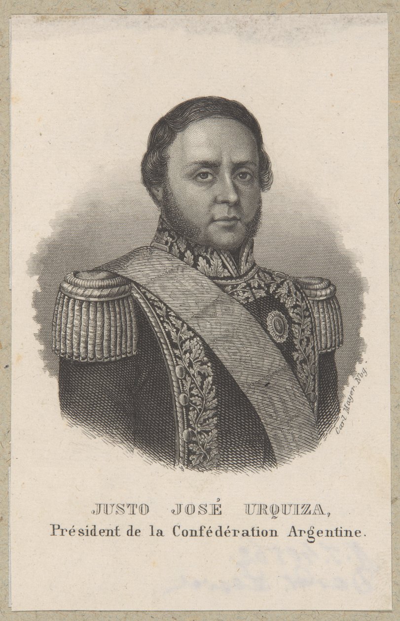 Justo José Urquiza, Argentiinan presidentti tekijältä Carl Mayer