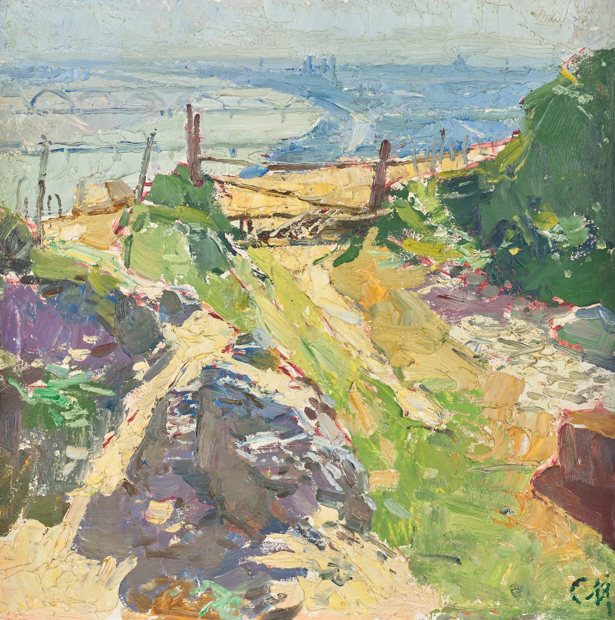 Eichelhofissa Nußdorfissa tekijältä Carl Moll