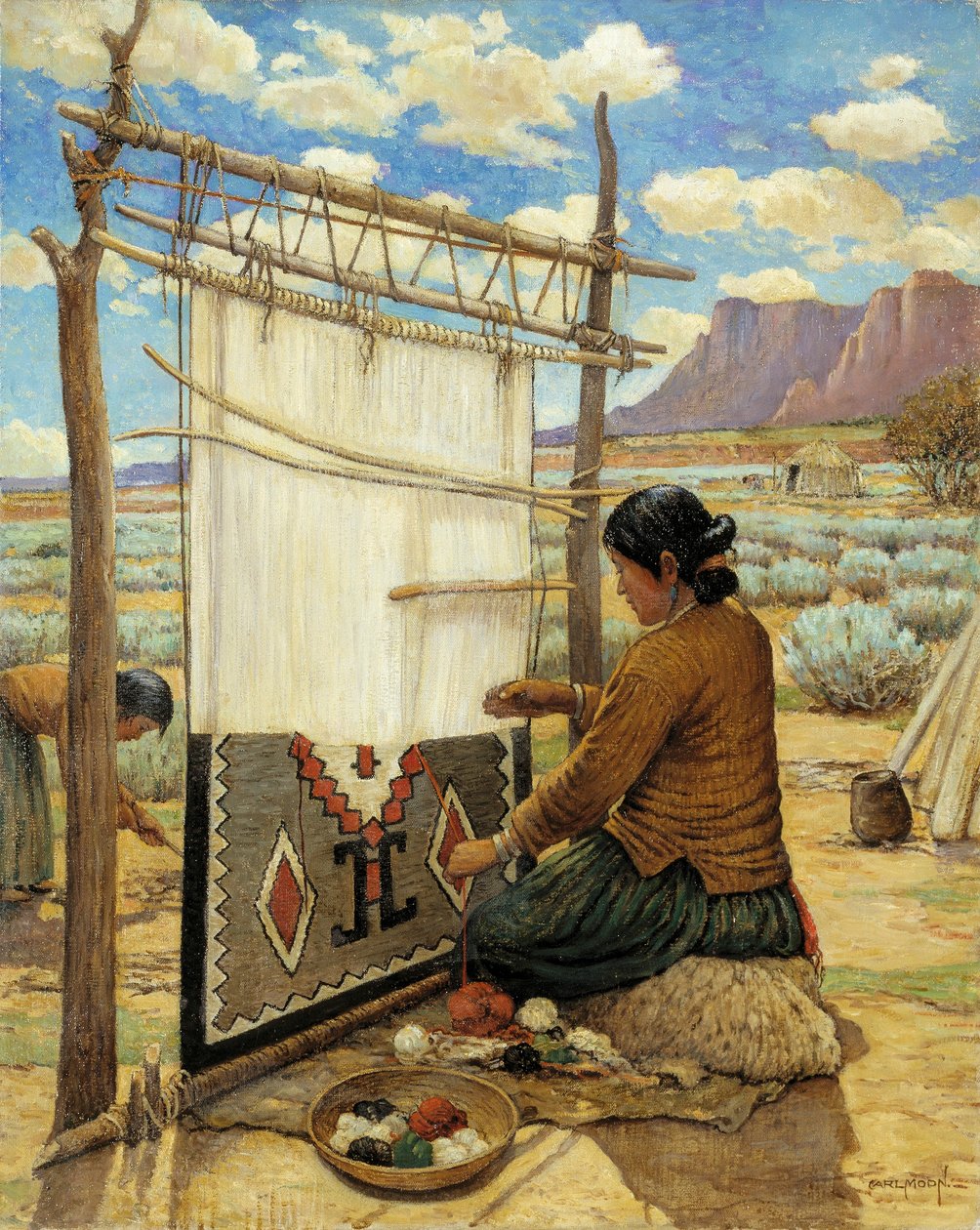 Navajo kutoja tekijältä Carl Moon