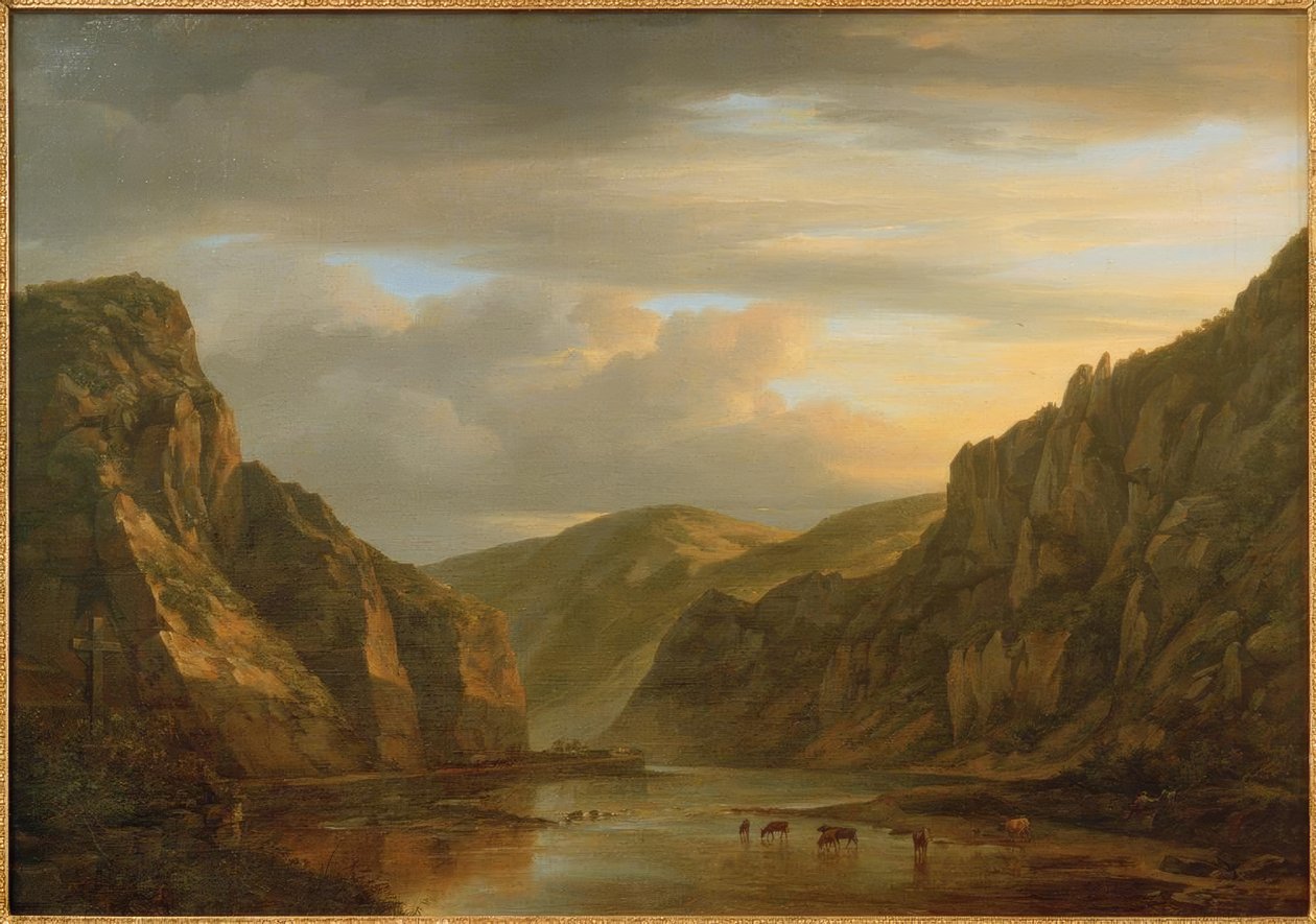 C. Morgenstern, The Stegfels in the Nahe Valley tekijältä Carl Morgenstern