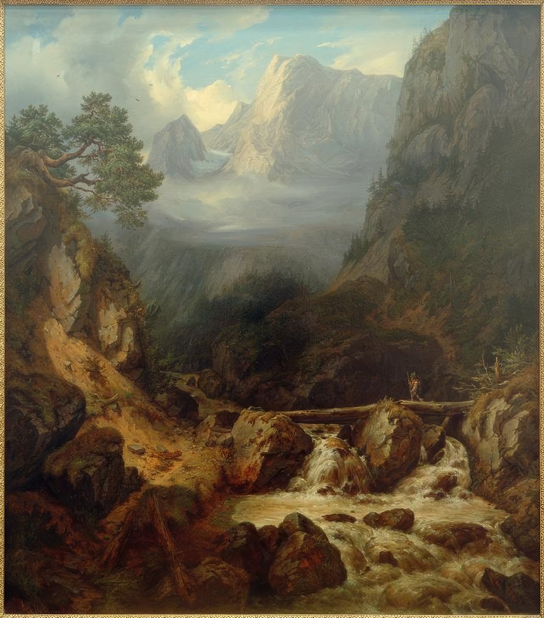 C. Morgenstern, The Waldbachstrub lähellä Hallstattia tekijältä Carl Morgenstern