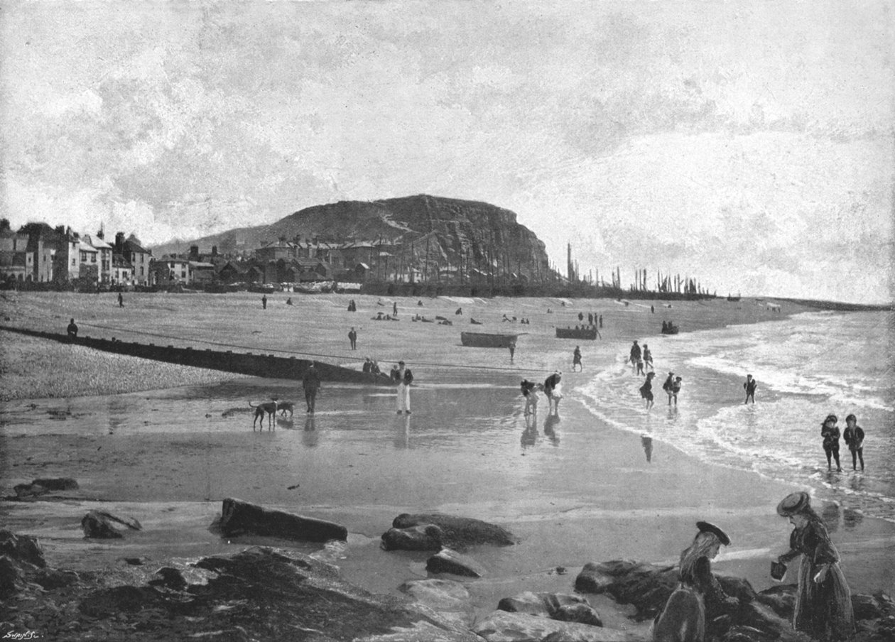Hastings, Vanhakaupunki ja ranta, c1900 tekijältä Carl Norman