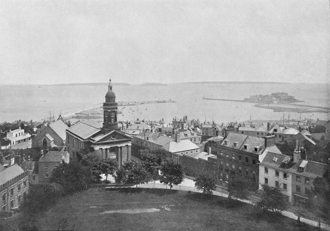 St. Peter Port and Island, Guernsey, 1896 tekijältä Carl Norman