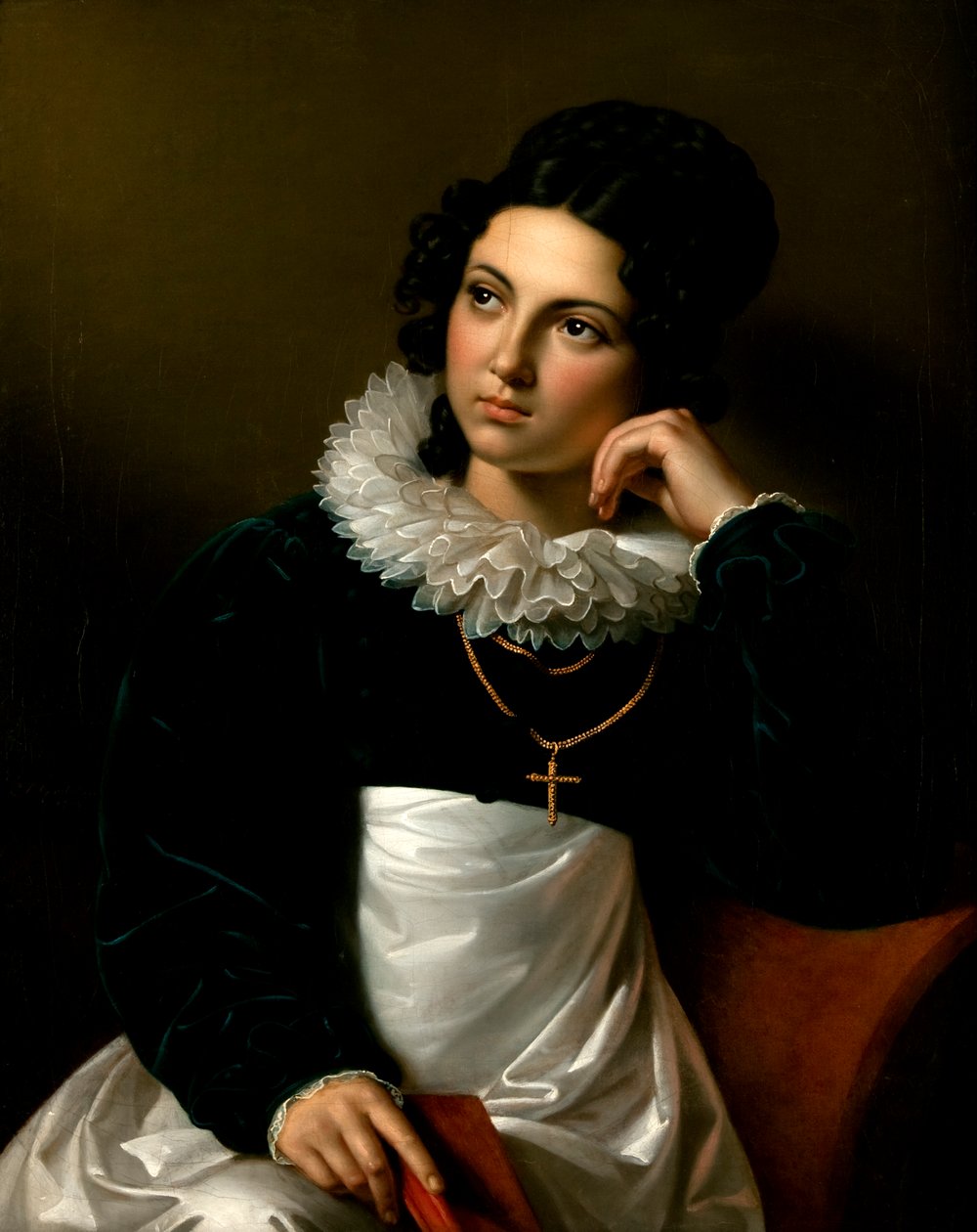 Rosalia Klieber, kuvanveistäjä Josef Klieberin vaimo tekijältä Carl Peter Goebel d. Ä.