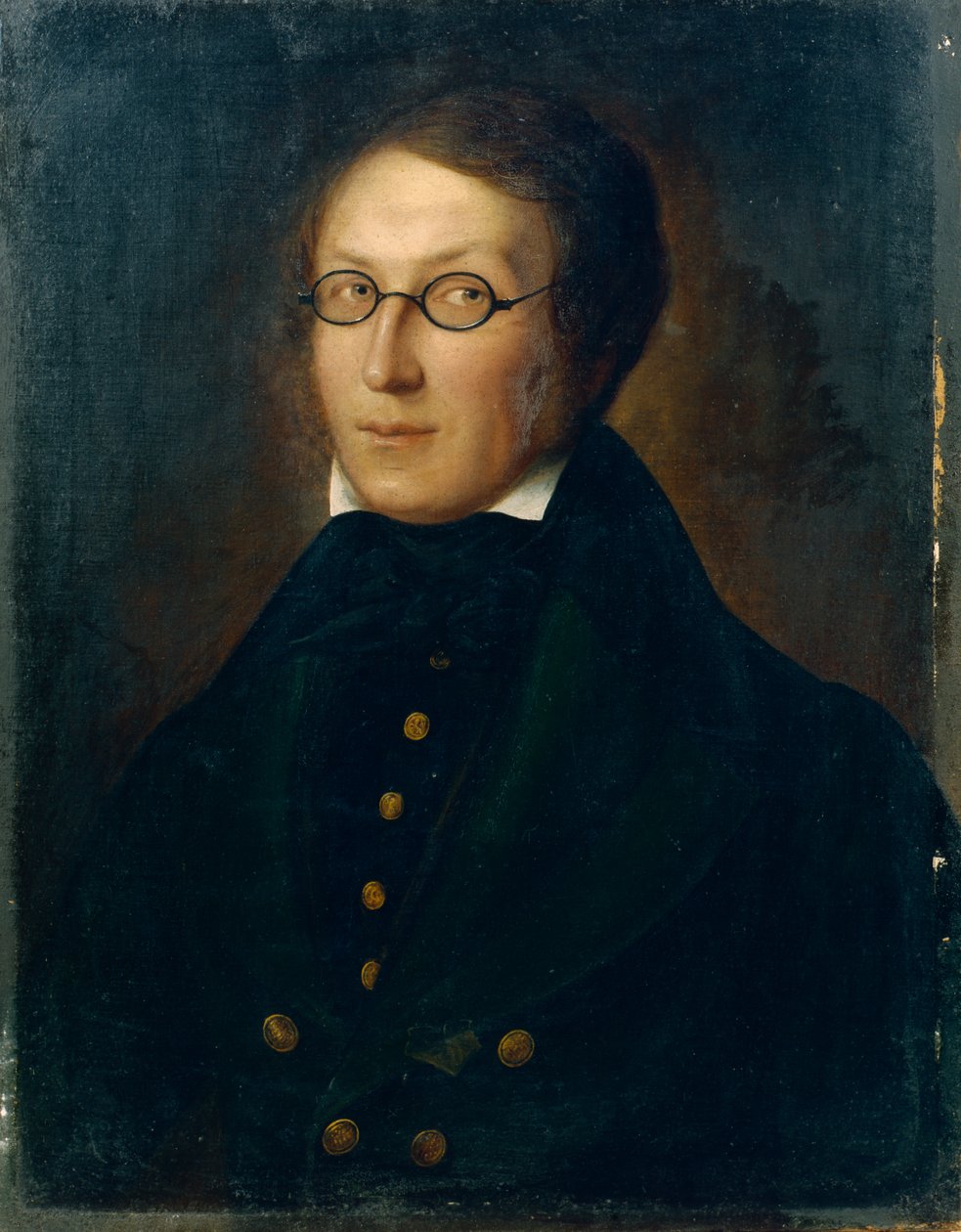 Kirjailija Henrik Wergeland, noin 1830 (maalaus) tekijältä Carl Peter Lehmann