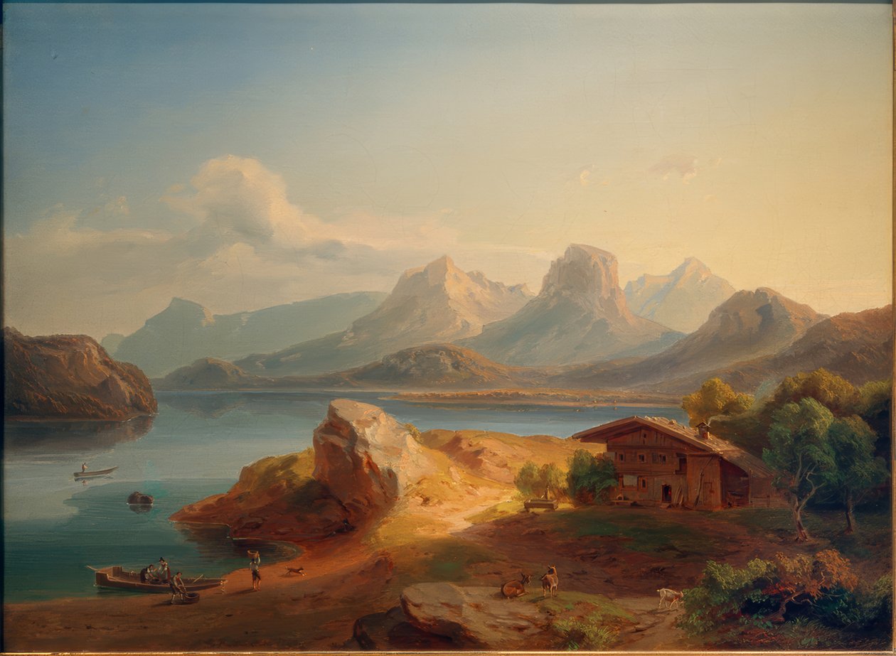 Der Kochelsee tekijältä Carl Rottmann