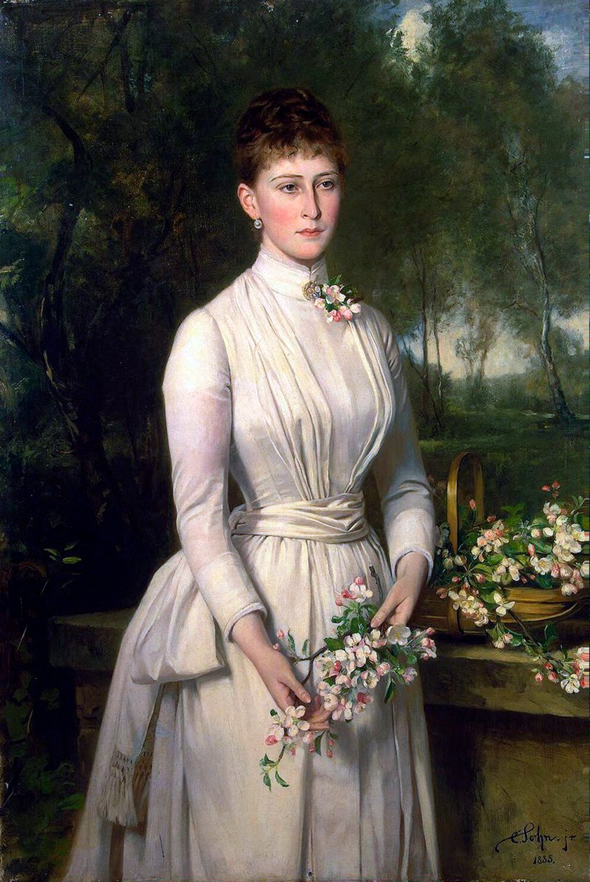 Suurherttuatar Elizaveta Fjodorovnan muotokuva, 1864–1918, 1885. tekijältä Carl Rudolph Sohn