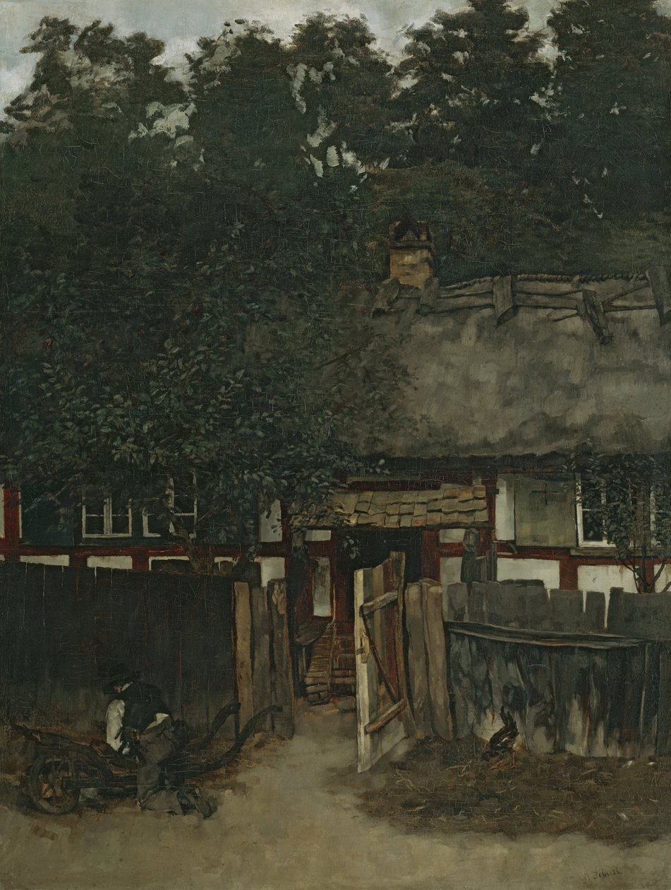 Maalaistalo Ferch am Schwielowseessa tekijältä Carl Schuch