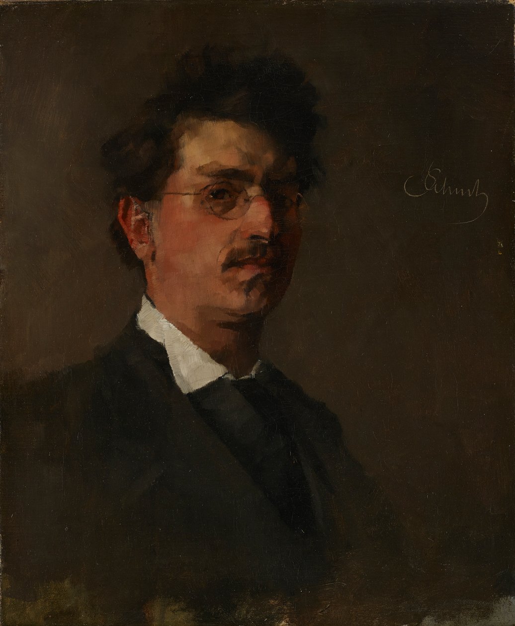 omakuva tekijältä Carl Schuch
