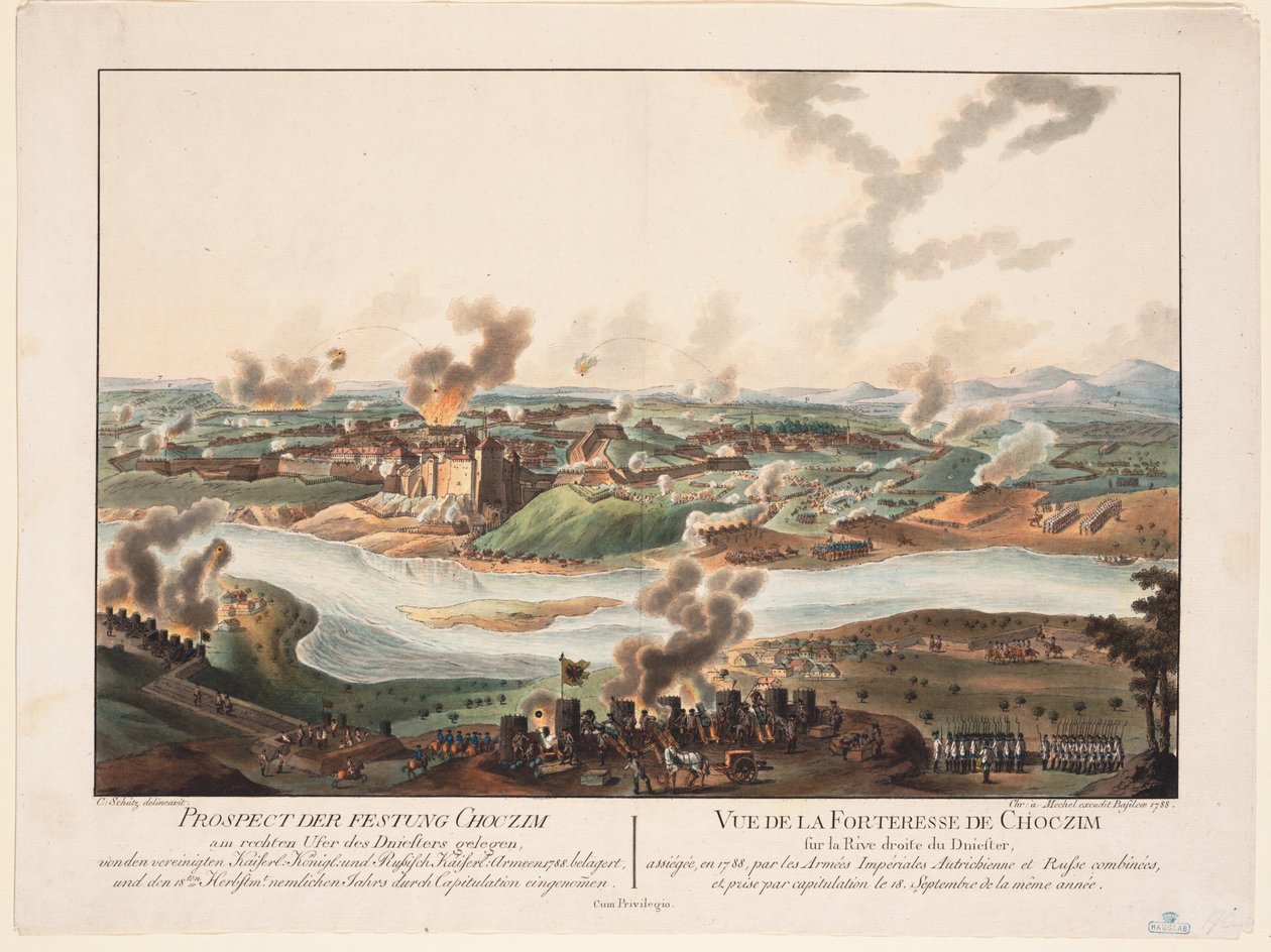 Khotynin piiritys 1788, 1788 tekijältä Carl Schuetz