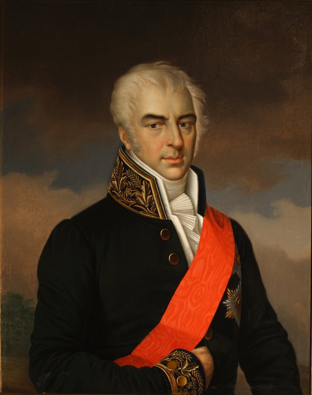 Kreivi Aleksei Kirillovich Razumovskin muotokuva 1748-1822, 1849 tekijältä Carl Schulz
