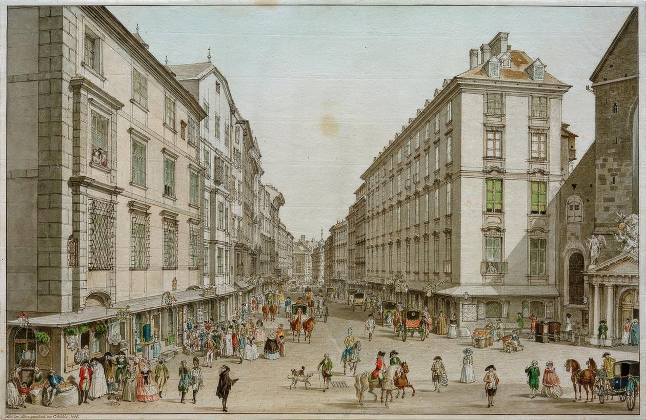 Kohlmarkt Wienissä tekijältä Carl Schütz
