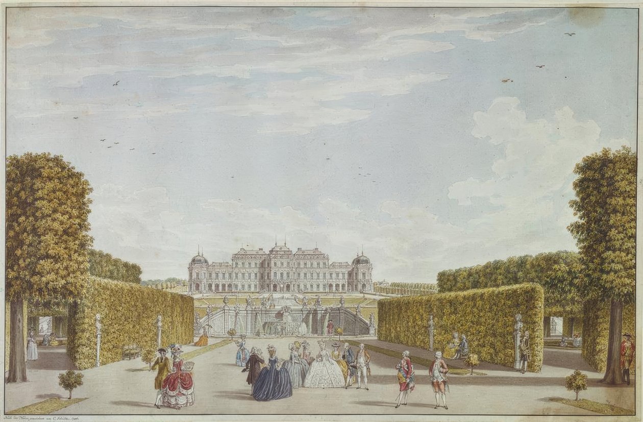 Wien, Upper Belvedere / Schütz tekijältä Carl Schütz