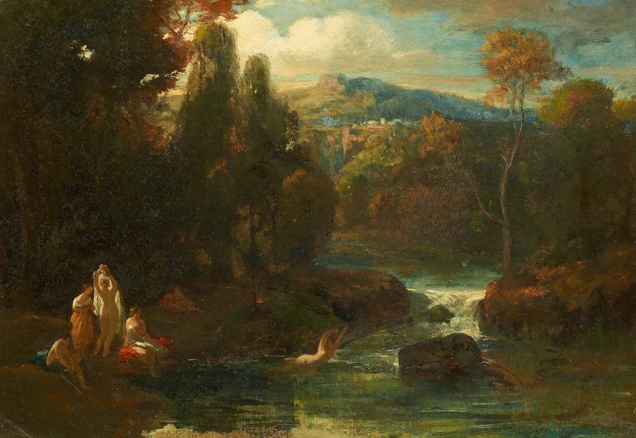 Kylpevät naiset tekijältä Carl Spitzweg