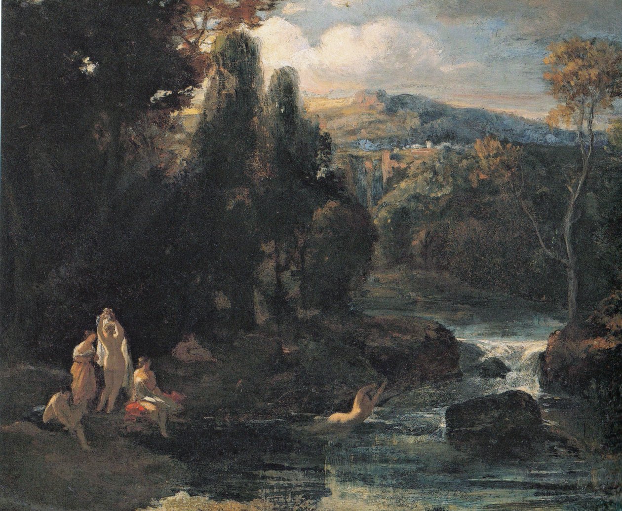 Badende Nymphen tekijältä Carl Spitzweg