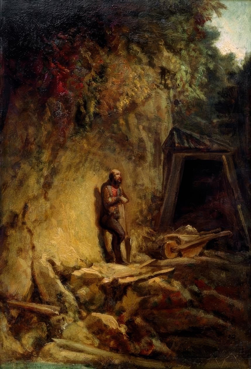 Der Bergmann tekijältä Carl Spitzweg