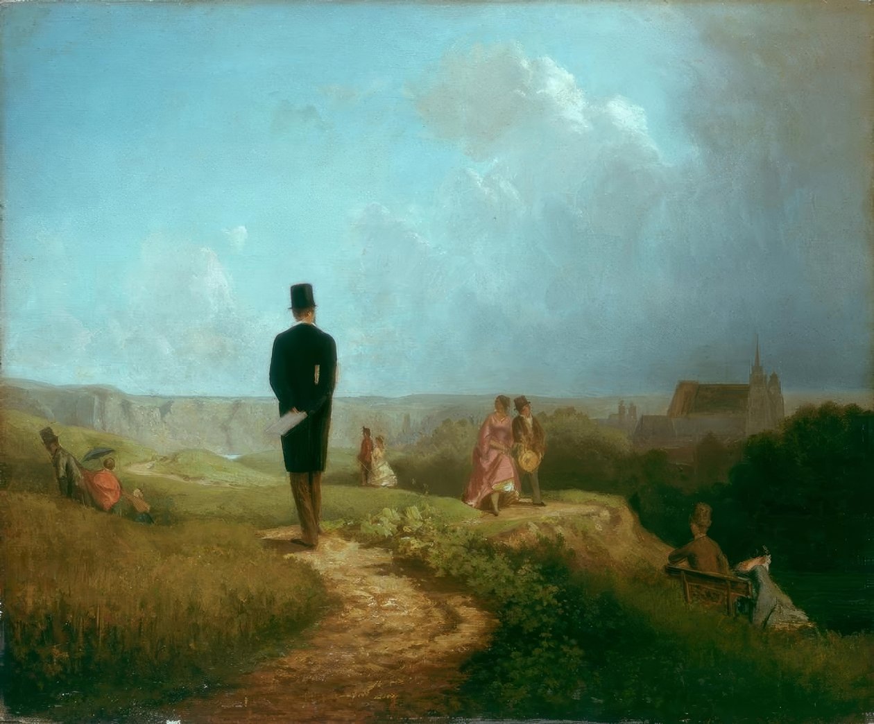 Der Hagestolz tekijältä Carl Spitzweg