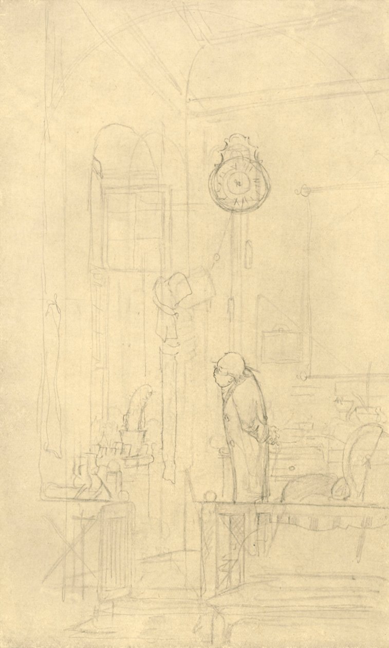 Der Kaktusfreund, 1800-luvun puoliväli, loppu, n. 1924. tekijältä Carl Spitzweg