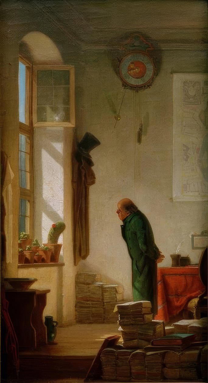 Der Kaktus Liebhaber tekijältä Carl Spitzweg