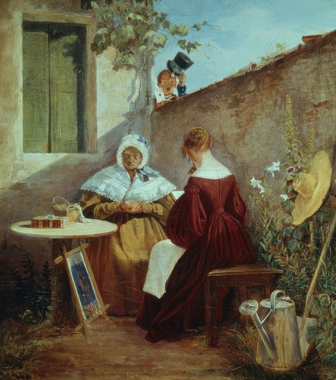 Der Liebesbrief tekijältä Carl Spitzweg
