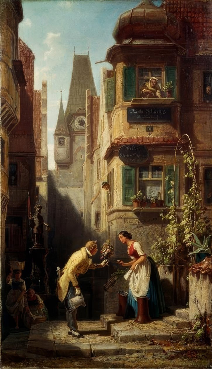 Der ewige Hochzeiter tekijältä Carl Spitzweg