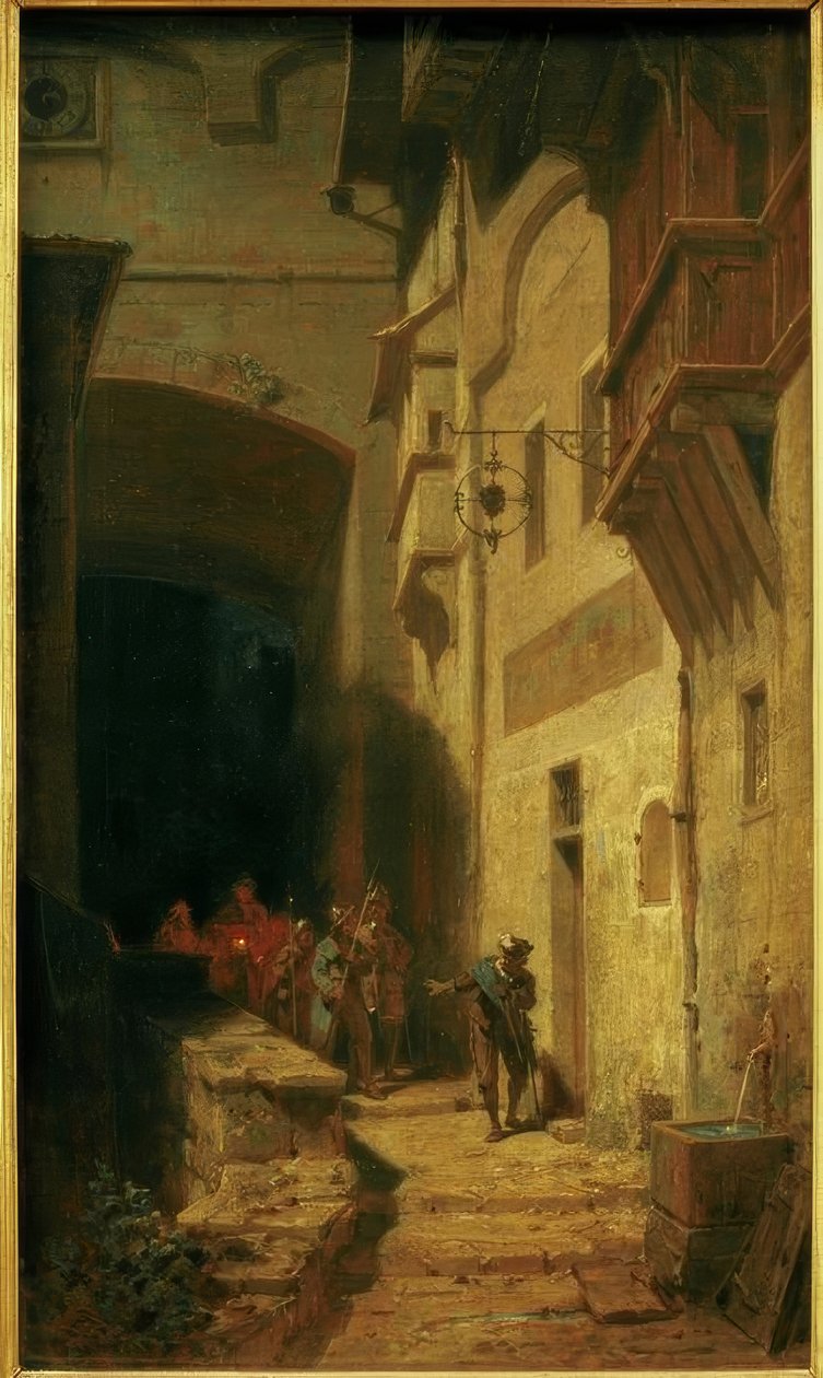 Scharwache tekijältä Carl Spitzweg