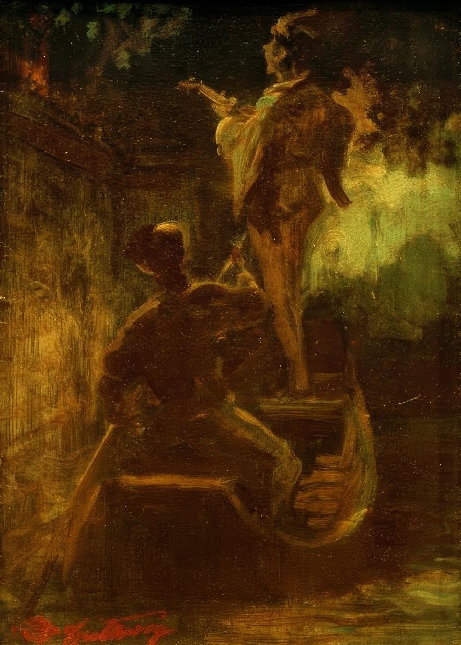 Serenadi veneestä tekijältä Carl Spitzweg