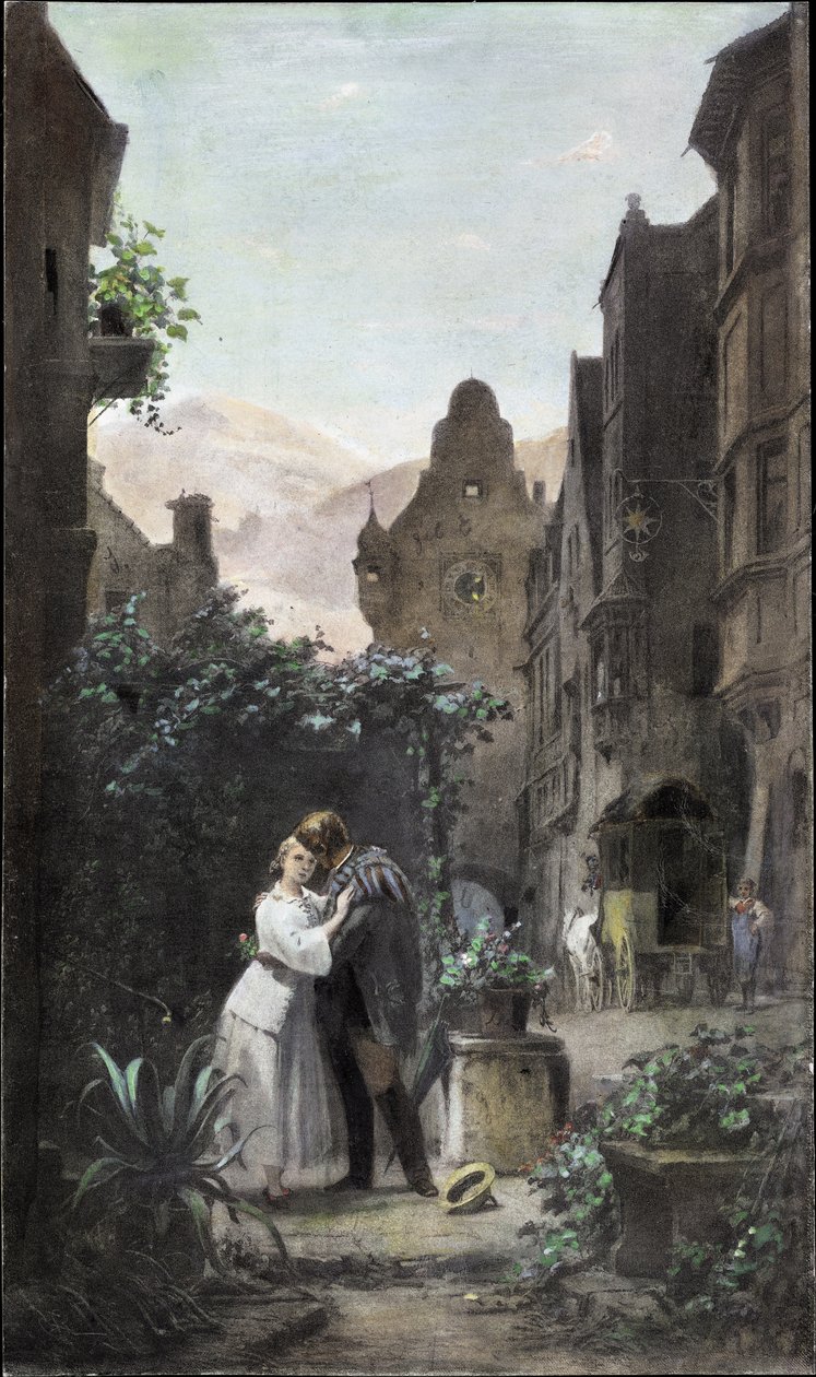 Jäähyväiset tekijältä Carl Spitzweg