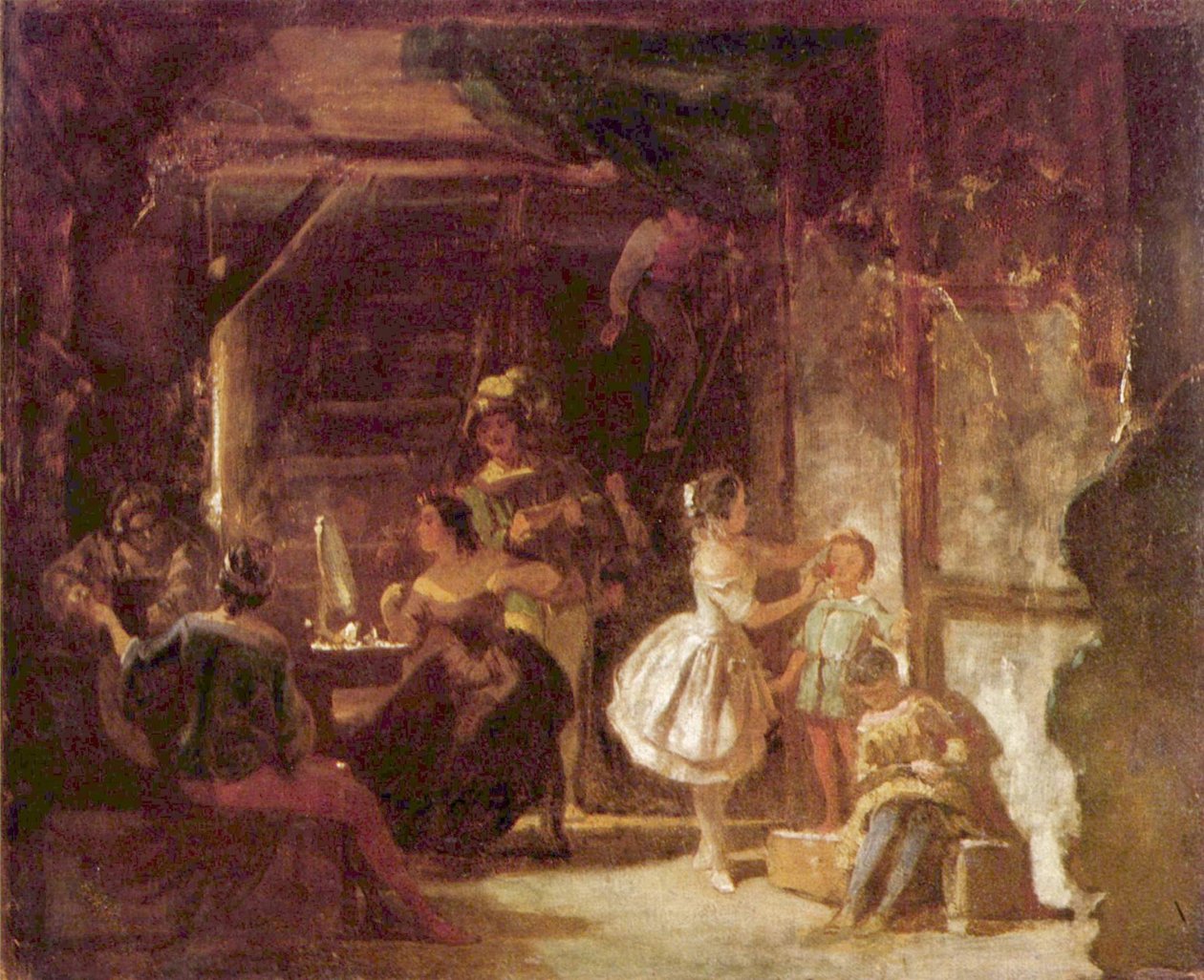 Kulissien takana tekijältä Carl Spitzweg