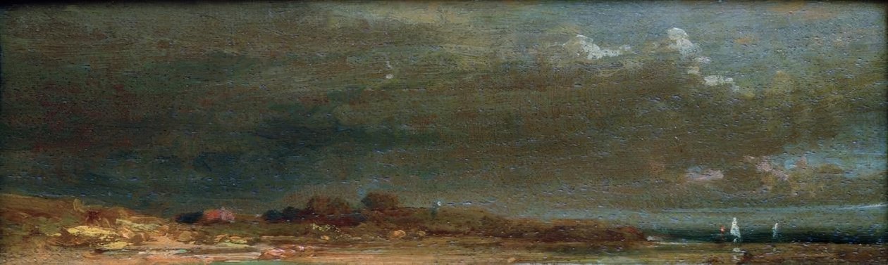 Landschaft am See – Chiemseeland – schaft tekijältä Carl Spitzweg