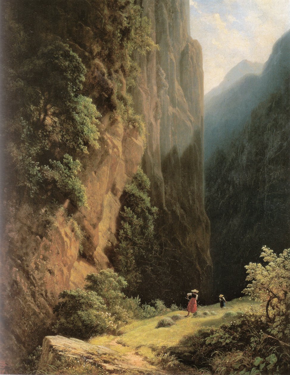 Mäherinnen im Gebirge tekijältä Carl Spitzweg