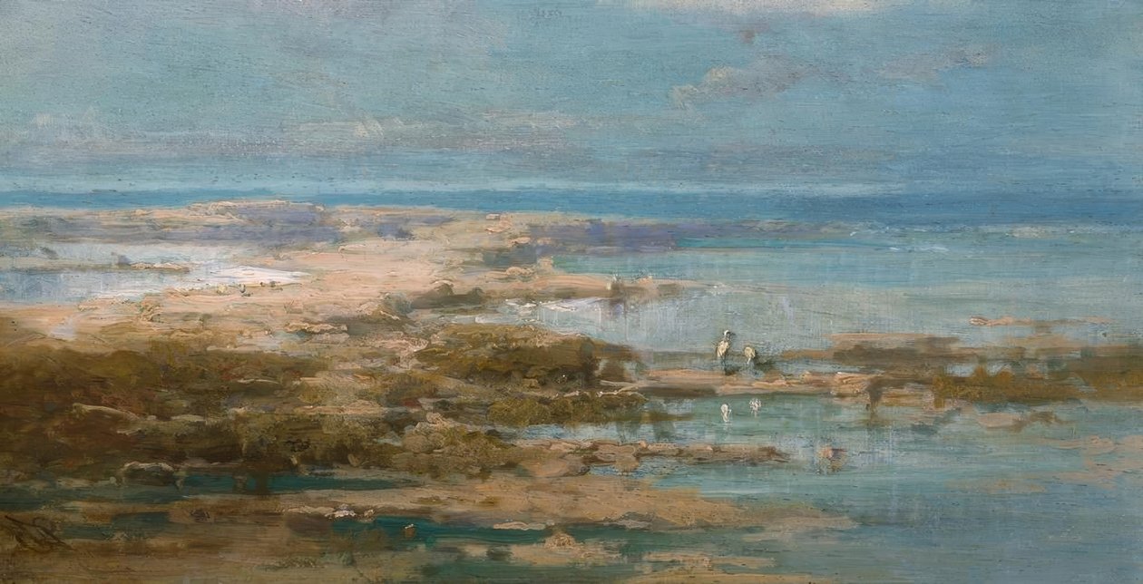 Niilin maisema haikaroiden kanssa tekijältä Carl Spitzweg