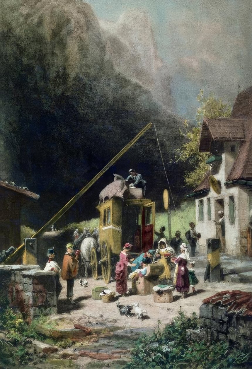 Nur die Gedanken sind zollfrei tekijältä Carl Spitzweg