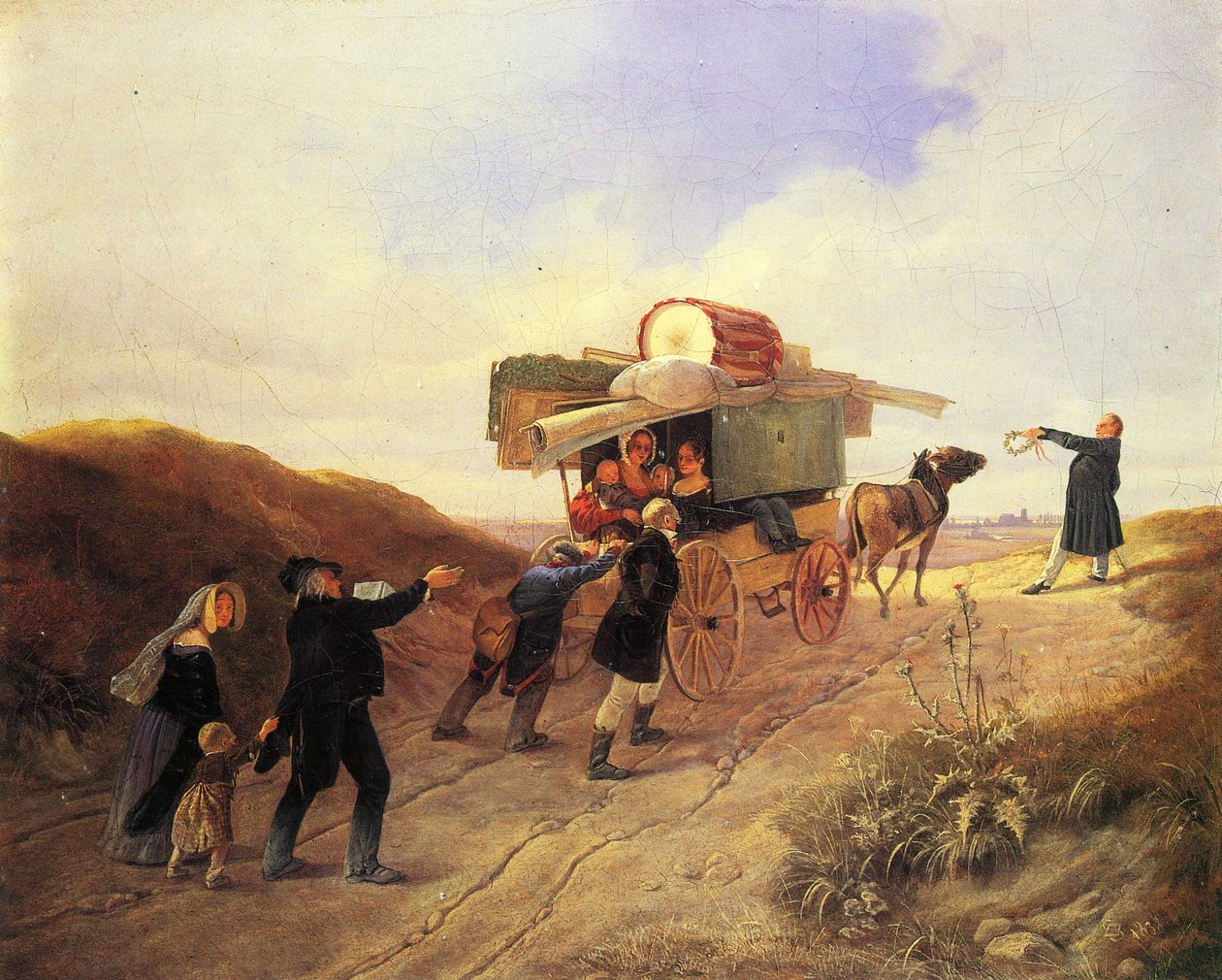 Reisende Komödianten tekijältä Carl Spitzweg
