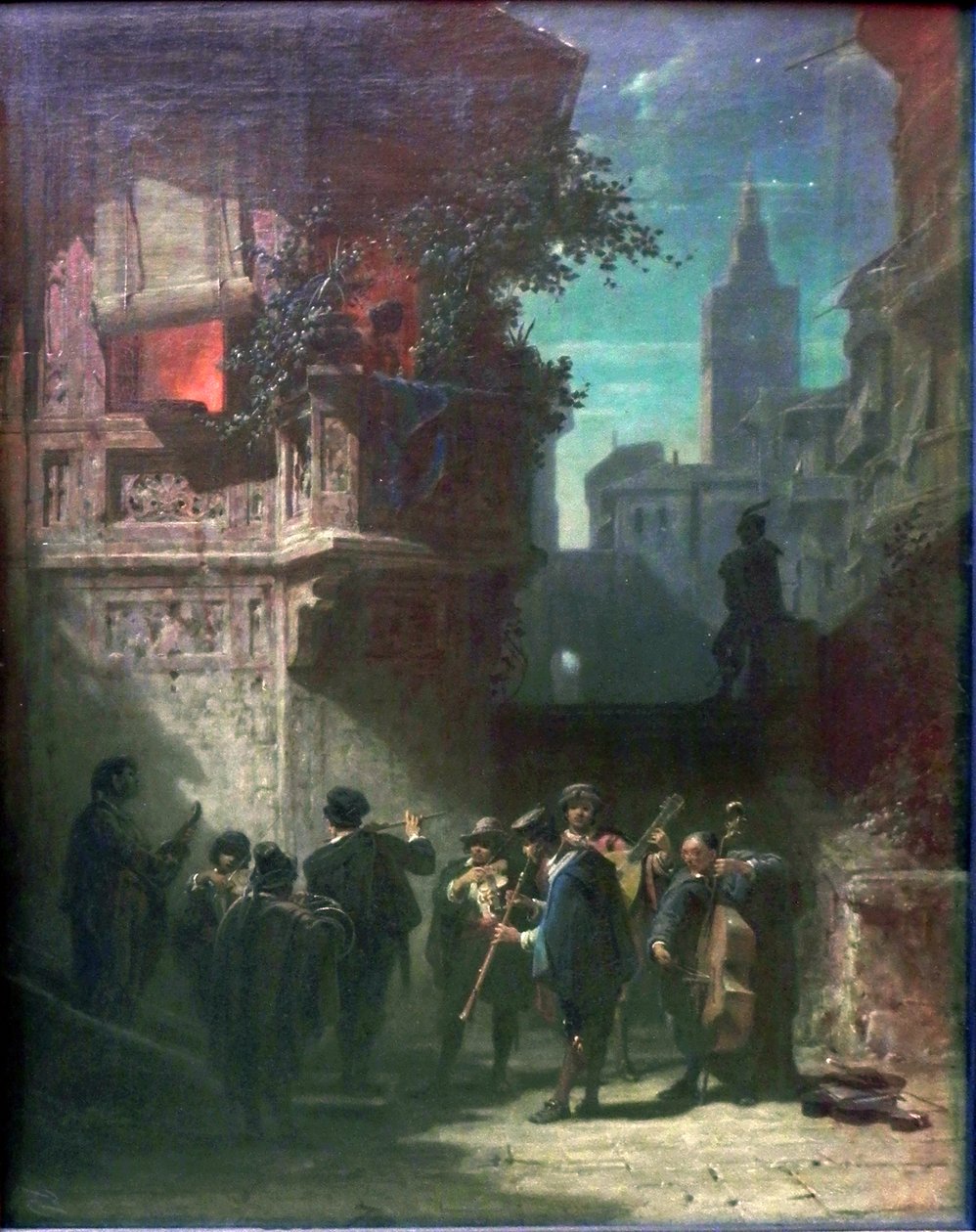 Espanjalainen serenadi tekijältä Carl Spitzweg