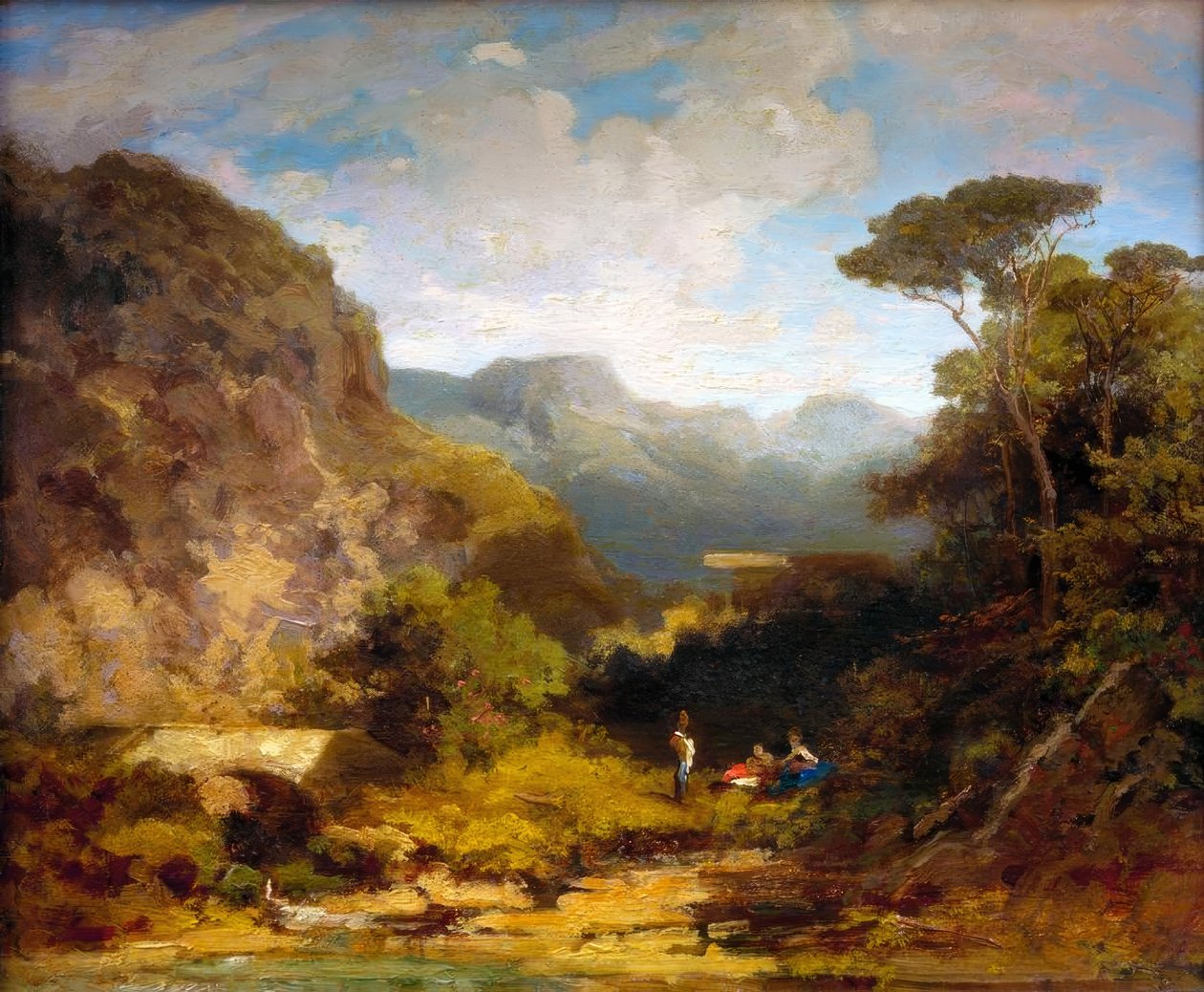 Südliche Landschaft tekijältä Carl Spitzweg