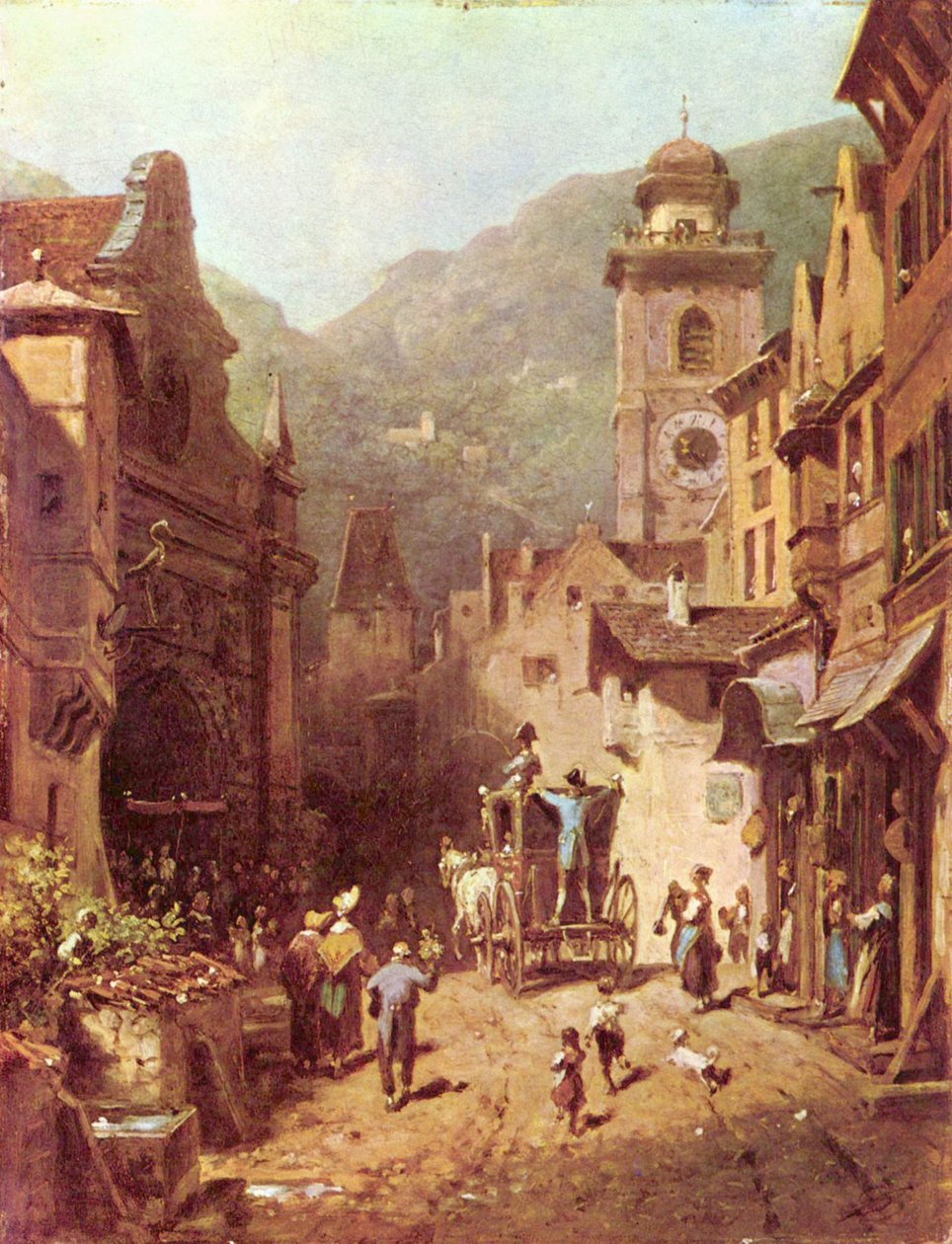 Paikallisen ruhtinaan vierailu tekijältä Carl Spitzweg