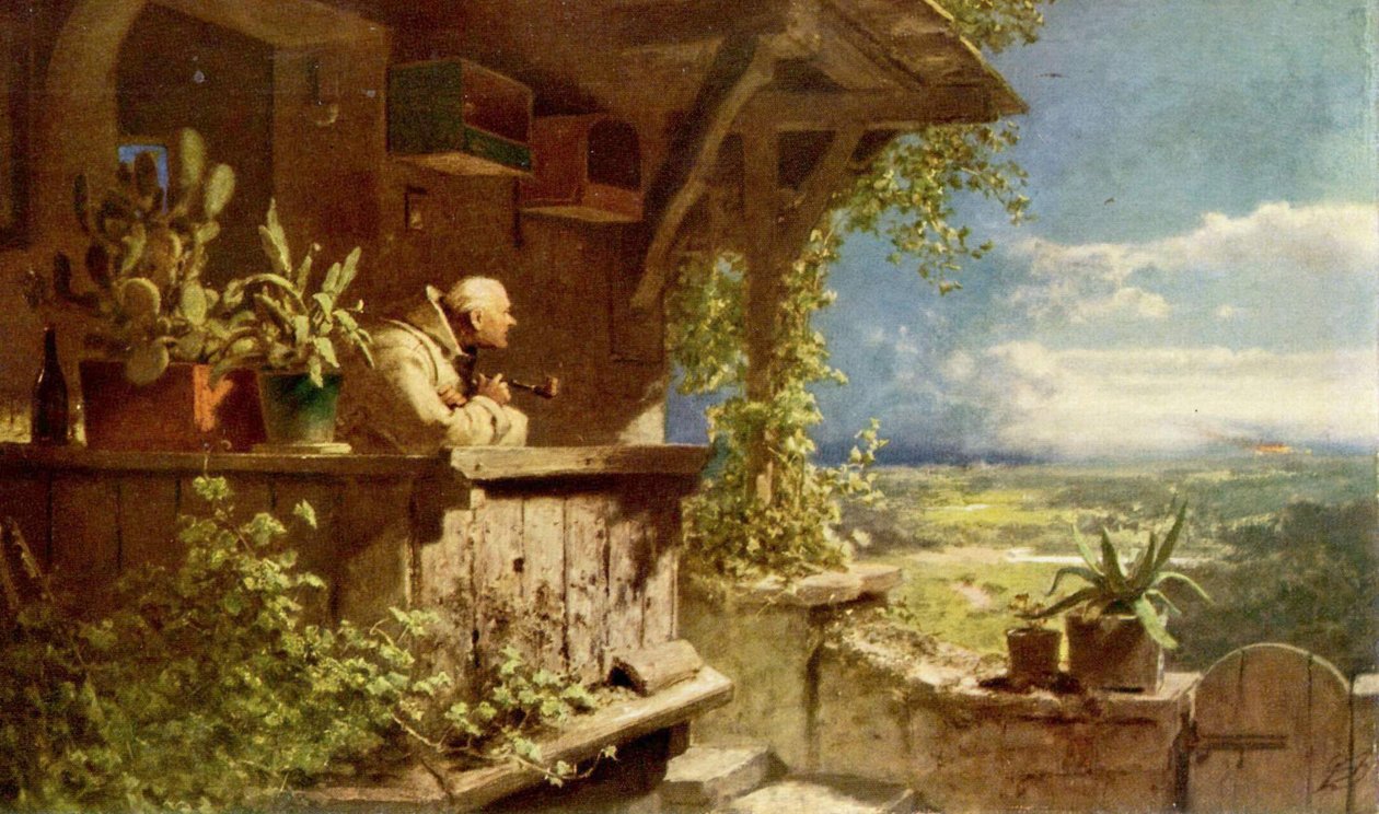 Verdächtiger Rauch tekijältä Carl Spitzweg
